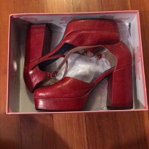 Jeffrey Campbell Red Platforms